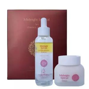 스킨케어 참존 미드나이트 스페셜 듀오 세트 (에센스 30ml 윤기 생기 보습 크림 50ml)