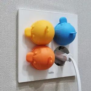 국산 실리콘 콘센트 안전커버 보호 멀티탭 덮개 마개 IGD9+3RuZ