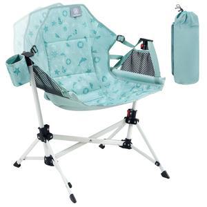 에버 어드밴스드 해먹 의자 접이식 스탠드 캠핑 홀더가 지원 스윙 가방 그린 있는 125LBS 장비 야외 여행용 휴대용 파티오