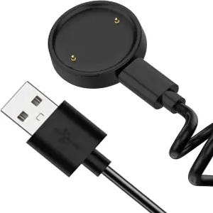 Amazfit Active 2A2437 및 Bip 6A2435 스마트워치용 EXMRAT 충전 케이블 USB 마그네틱 충전기 도크 100cm /