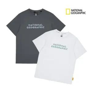 [매장정품] 내셔널지오그래픽키즈 반팔티 K265UTS040 남여공용 빅로고 라운드티셔츠 170 여름 고학년딜