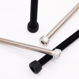 육각 소켓 헤드 캡 알렌 볼트 나사  M1.4  M2  M3  304 A2-70  스테인리스 스틸 블랙 등급 12.9  DIN912  5