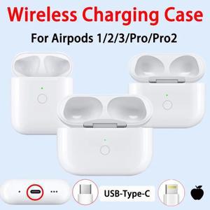 Airpods Pro 1 2 3 충전기 박스용 무선 케이스 교체 1/2 세대용 680mAh 배터리
