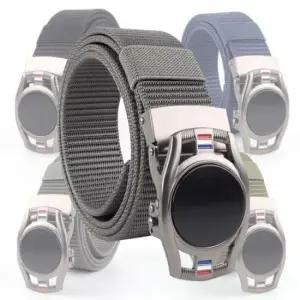 [패션] 남성 캐주얼 자동벨트 골프 청바지 등산 아웃도어 자동버클 멀티 남자허리띠