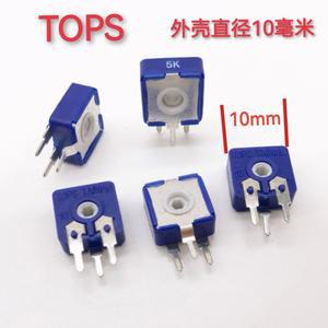 JWJ 대만 TOPS 전위차계 5k 육각 구멍 조절 가능 저항 CA9 PT10 5개