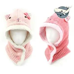 아동 방한 후드 넥워머 털모자 슈슈캣 겨울 mGy9+1RBM