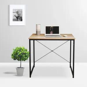 미니 스틸 멀티 철제 보조 작은 소형 다용도 조립식원룸 우드기본책상 80 원목공부 고등중학생 1인용h형