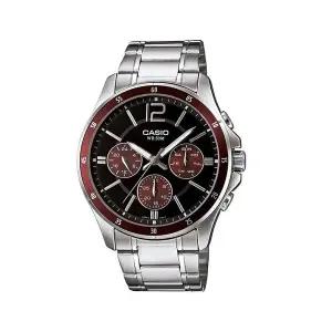 [신세계라이브쇼핑]카시오 MTP-1374D-5A 스탠다드 아날로그 남성 메탈 시계