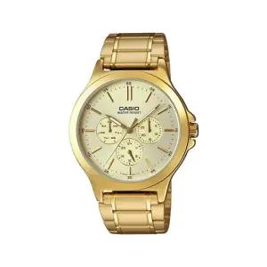 MTP-V300G-9A 빈티지 금장 아날로그 남성 메탈 시계