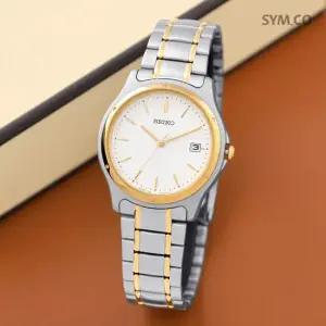 SCXA026 스피릿 뉴스탠다드 골드콤비 아날로그 남자 메탈 시계 d