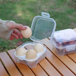 야외 충격 방지 보호 트레이 않는 플라스틱 계란 깨지지 휴대용 여행 보관 가정용 상자 캠핑