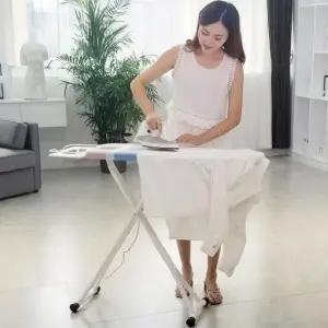 고성능 가정용 접이식 다리미판 스탠드 수납 다림판 디럭스 브리티시 체크