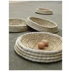 25cm 닭산란통 메추리 닭둥지 새둥지 병아리 전복방지 닭장 거위 부화장