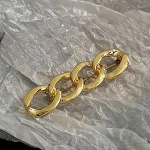 볼드 체인 브로치 의류 스카프 포인트 클립 옷핀