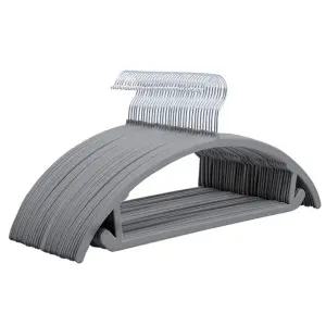 논슬립 옷걸이 20P 벨벳 라운드 옷장 정리 미끄럼방지 논슬립옷걸이