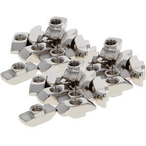 40 시리즈 M4 M5 M6 M8 T-너트 4040 알루미늄 프로파일 슬라이딩 티 너트 해머 T 고정 커넥터 100 50 30Pcs