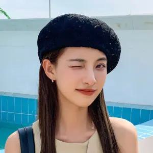 여자 니트 펀칭 트렌드 베레모 4컬러 데일리 봄 여름 KDM6+3XZZ