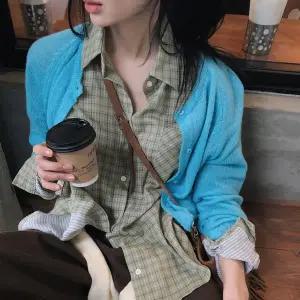 [모코블링]모헤어 컬러 가디건 6컬러 기본핏가디건 모헤어가디건 긴팔가디건 니트가디건