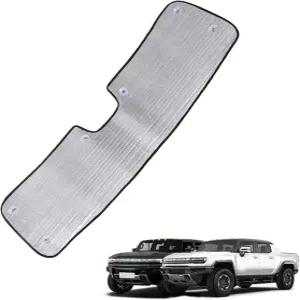 2022-2027 허머 전기차 액세서리와 호환되는 윈드실드용 자동차 선쉐이드 SUV/픽업 트럭 모델 전면