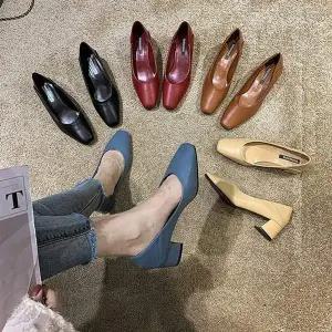 사각코구두 ZV386451 뮬 힐 구두 LK 투웨이 펌프스 사각코