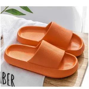 구름슬리퍼 YM183749 오렌지 ABM도매콜 ABM 두꺼운 폭신 슬리퍼