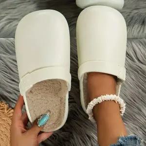 여성 MK374393 기 안감 백리스 심플 슬리퍼