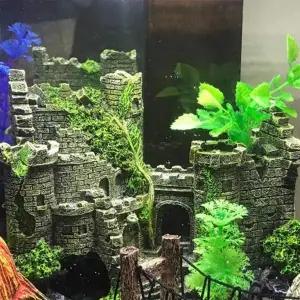수족관 꾸미기 성벽 장식 은신처 어항 수족관장식품