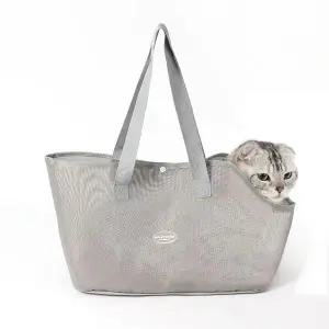 댕투게더 반려동물 이동가방 그레이 강아지 외출가방