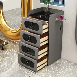 미용실 츄레이 다기능 웨건 카트 이동식 도구 트레이 미용