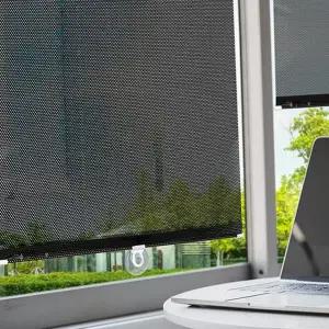 창문 햇빛 가리개 흡착식 롤업 베란다 붙이는 블라인드 거실 차량용 자동차 차량 차박 실내 커튼