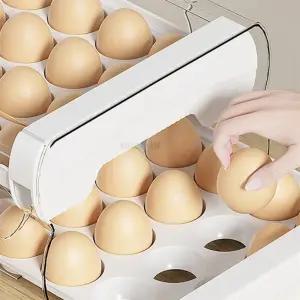 원밀스토어 32구 서랍 계란케이스 화이트 냉장고정리트레이