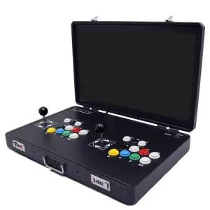 오락실 게임기 레트로 접이식 휴대용 미니 옛날게임 철권 강화유리 스탠드형 일체형 무선