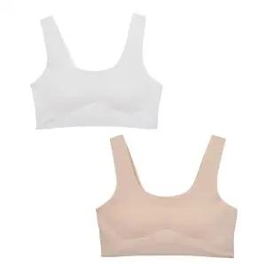 (피엔알) 주니어 프리컷팅 베이직 컬러 인견 소재 1단계 스포츠브라