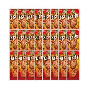 [롯데웰푸드]의성마늘 직꾸닭 매콤레드 100g x24개