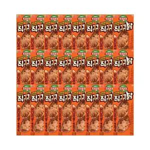 [롯데웰푸드]의성마늘 직꾸닭 리얼간장 100g x24개