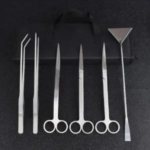 [골드스마일]수초용 가위 집게 어항 수조 수초 정리 도구 수초 전용 집게 가위