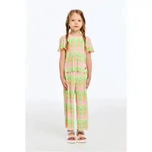 [베네통키즈]레인보우 보드레 플리츠 팬츠 (QAPT03631YG)_s