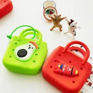 귀여운 실리콘 미니 동전지갑 캐릭터 휴대용 소품 선물용