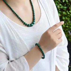 [골드스마일]커플 팔찌 마노 6mm 쌍팔찌 공작보석