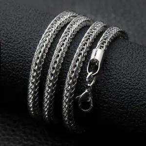 남성용 외과용 스테인리스 체인 목걸이 줄