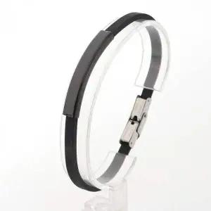 레이어드 슬림 커플 팔찌 실리콘 밴드 손목 스트랩