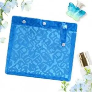 형광 방수 컬러 지퍼 파우치 수영 여행용 투명 목욕 운동가방