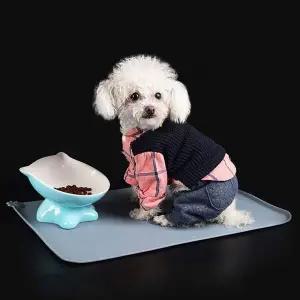 고양이 매트 실리콘 강아지