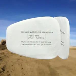 3M 1급 마스크필터 분진작업 정화통 가스통 결합필터