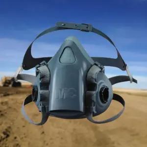 3M 가스마스크 방독면 반면형 중형 분진 작업 현장