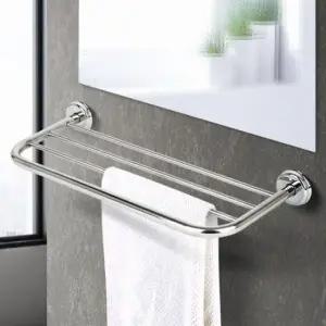[생활] 심플걸이 스텐수건홀더 샤워가운 목욕탕선반 심플 교체 침대용