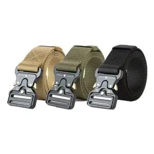등산 튼튼한 벨트 아웃도어 전술 허리벨트 잠금 버튼 (KYR-WCBB66B)