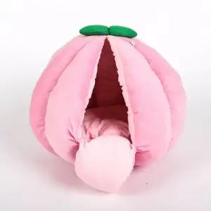 딩동펫 고양이 하우스 숨숨집 휴식 놀이 공간 과일 쿠션 L