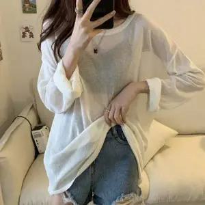 수영장 여성 긴팔 시스루 비치웨어 워터파크