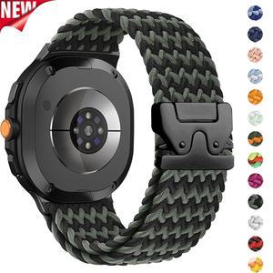 삼성 갤럭시 워치 8 40 44mm/8 클래식용 브레이디드 스트랩 패러슈트 워치8 버클 코레아 벨트 팔찌